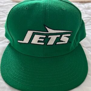 NOS Vintage NEW YORK JETS Pro Model Wool 7 1/4 Fitted Hat